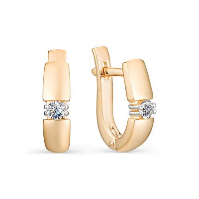 Сапфир каталог товаров Серьги из золота с бриллиантом 