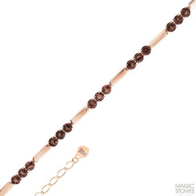 Сапфир каталог товаров Браслет женский из золота с раух-топазом 