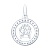 Сапфир каталог товаров Подвеска знак зодиака Близнецы из серебра с фианитом