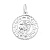 Сапфир каталог товаров Подвеска знак зодиака из серебра с фианитом