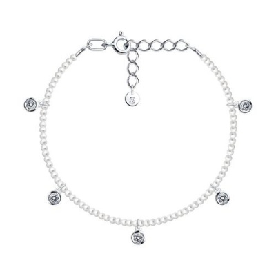 Сапфир каталог товаров Браслет женский из серебра с жемчугом Сапфир каталог товаров Браслет женский из серебра с жемчугом