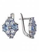 Сапфир каталог товаров Серьги из серебра с шпинелью