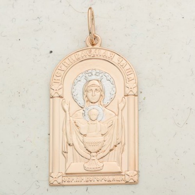 Сапфир каталог товаров Подвеска икона из золота 