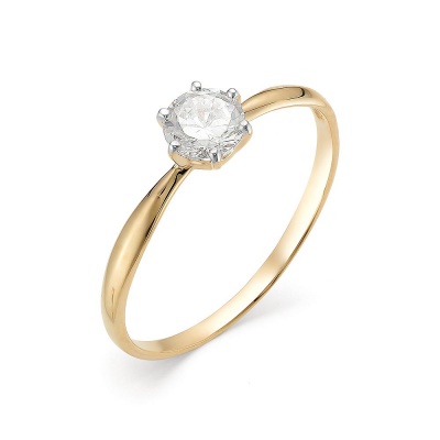 Сапфир каталог товаров Кольцо из золота с фианитом 