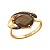 Сапфир каталог товаров Кольцо из золота с фианитом, раух-топазом