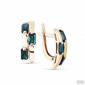 Сапфир каталог товаров Серьги из золота с топазом