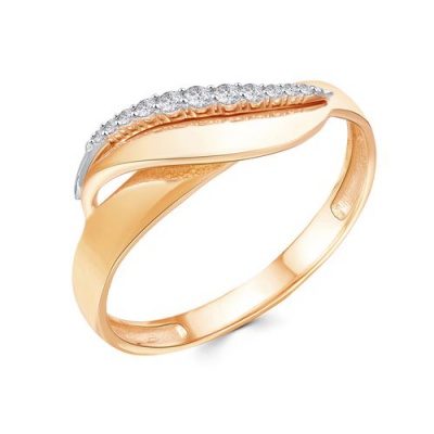 Сапфир каталог товаров Кольцо из золота с фианитом 