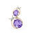 Сапфир каталог товаров Подвеска из золота с фианитом, аметистом