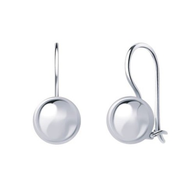 Сапфир каталог товаров Серьги из серебра 