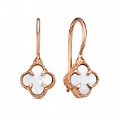 Сапфир каталог товаров Серьги из золота с перламутром