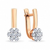 Сапфир каталог товаров Серьги из золота с бриллиантом