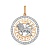Сапфир каталог товаров Знак зодиака из золота с фианитом