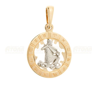 Сапфир каталог товаров Подвеска знак зодиака из золота 