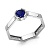 Сапфир каталог товаров Кольцо из серебра с сапфиром