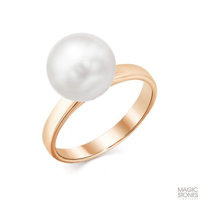 Сапфир каталог товаров Кольцо из золота с жемчугом 