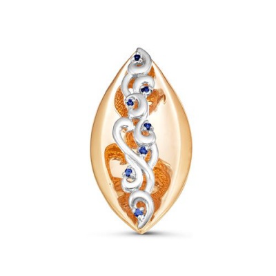 Сапфир каталог товаров Подвеска из золота с сапфиром 
