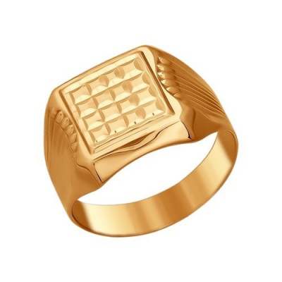 Сапфир каталог товаров Кольцо мужское из золота 