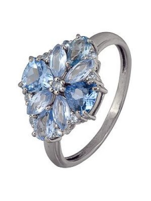 Сапфир каталог товаров Кольцо из серебра с шпинелью 