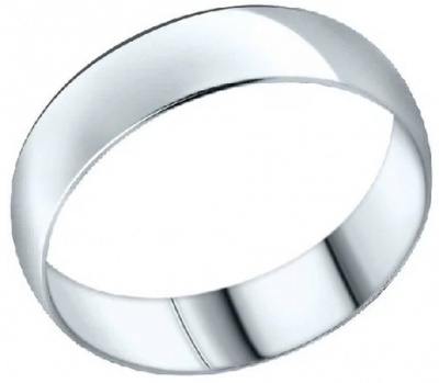 Сапфир каталог товаров Кольцо обручальное из серебра 