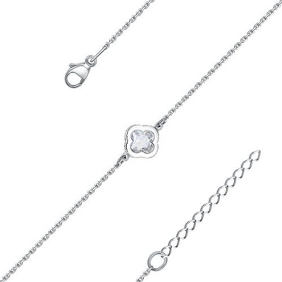 Сапфир каталог товаров Браслет женский из серебра с фианитом Сапфир каталог товаров Браслет женский из серебра с фианитом