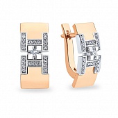 Сапфир каталог товаров Серьги из золота с бриллиантом