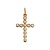 Сапфир каталог товаров Подвеска крест из золота с фианитом