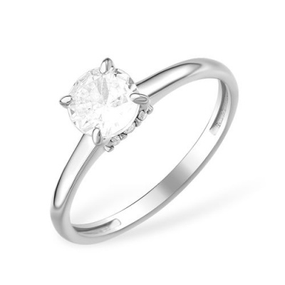 Сапфир каталог товаров Кольцо из серебра с фианитом 