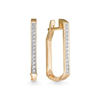 Сапфир каталог товаров Серьги из золота с бриллиантом 