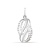 Сапфир каталог товаров Подвеска из серебра с фианитом
