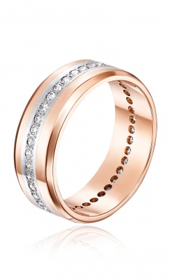 Сапфир каталог товаров Кольцо обручальное из золота с фианитом 