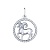 Сапфир каталог товаров Подвеска знак зодиака Овен из серебра