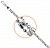 Сапфир каталог товаров Браслет женский шарик+бочка косичка из 3-х цепочек с алмазной гранью из серебра