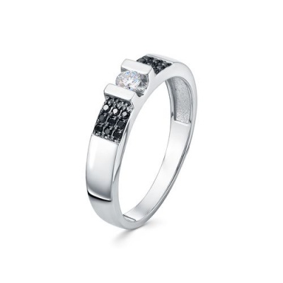 Сапфир каталог товаров Кольцо из белого золота с бриллиантом 