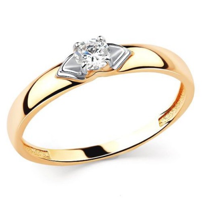 Сапфир каталог товаров Кольцо с фианитом 