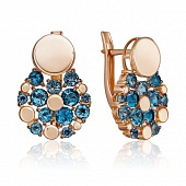 Сапфир каталог товаров Серьги из золота с топазом